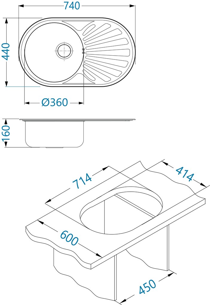 ALVEUS CZ CIKLO 20 DEKOR 740x440x160 mm