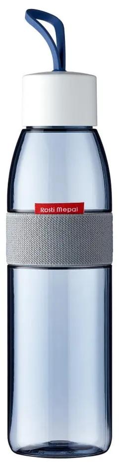 Modrá fľaša na vodu Rosti Mepal Ellipse, 500 ml