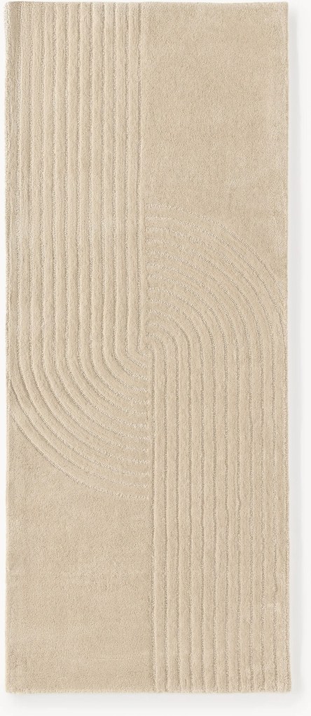 Ručne tuftovaný vlnený behúň Mason