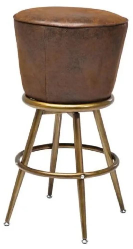 Lady Rock barová stolička vintage hnedá