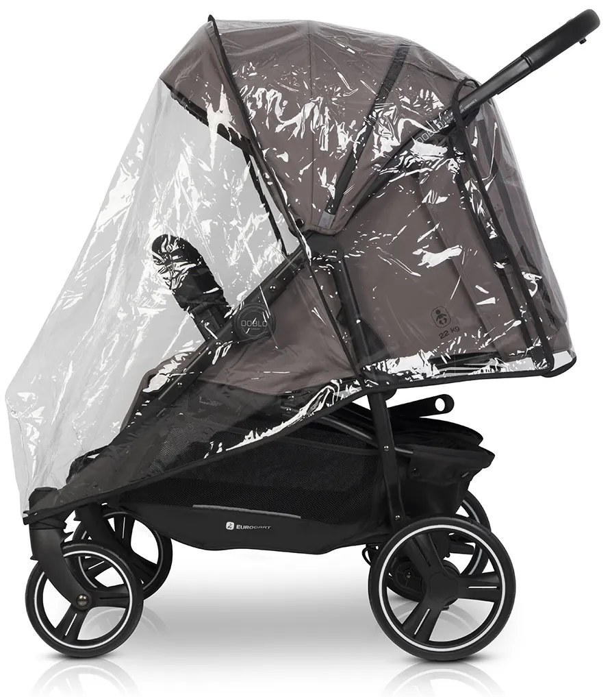 Súrodenecký kočík Euro-Cart Doblo Taupe