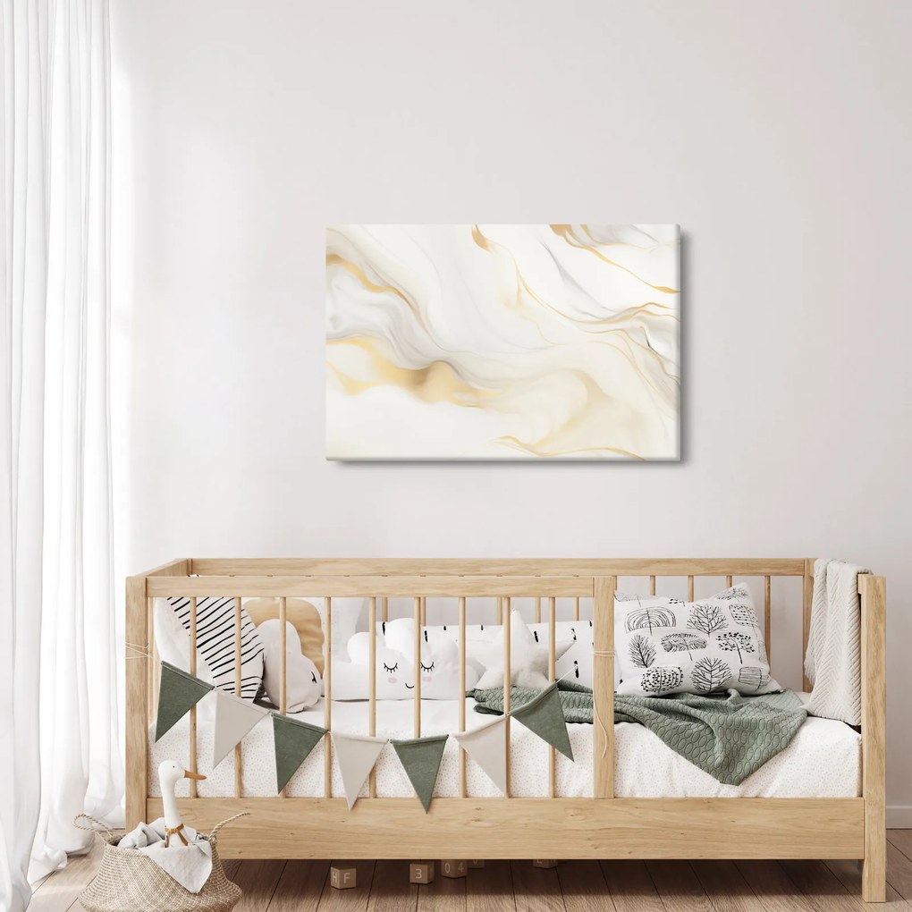 Obraz - Abstrakcia s dekorom (90x60 cm)