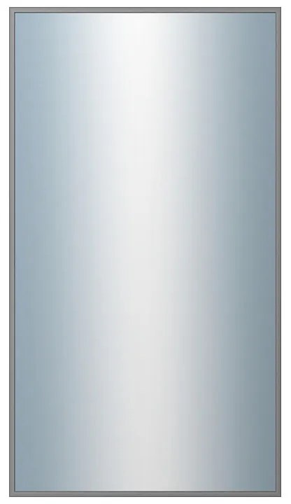 DANTIK - Zrkadlo v rámu, rozmer s rámom 50x90 cm z lišty Hliník platina (7269019)