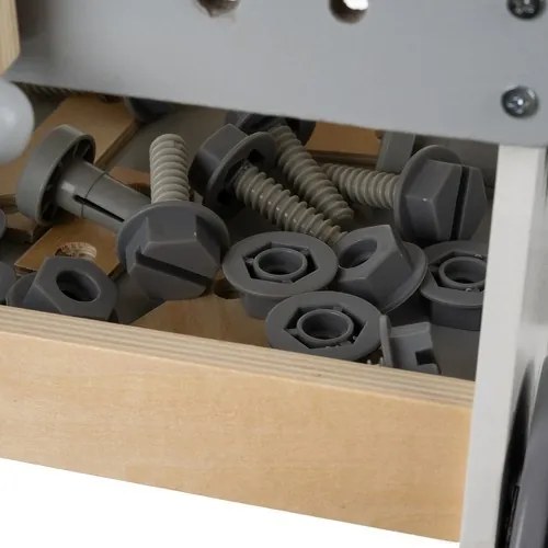 Drevená dielňa pre deti s náradím - vzdelávacia hračka 3v1