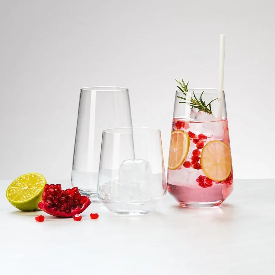Poháre Tumbler 500 ml set 4 ks - Century Glas Lunasol META Glass - 322171