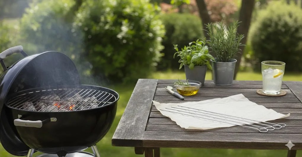 Grilovacie ihly BestBerg BBBQ-6NLS / 6 ks / nerez