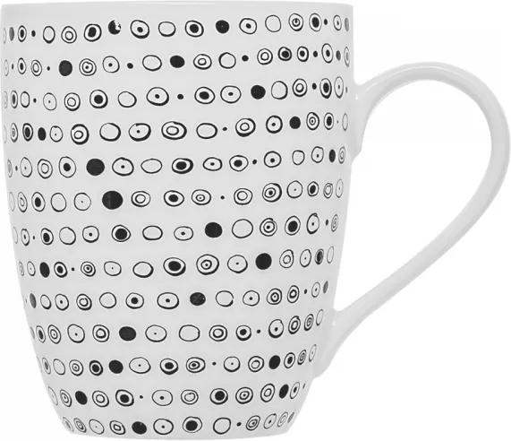 Lunasol - Šálka na mlieko, čaj alebo cappuccino 320 ml set 3 ks - Basic Dots (490822)