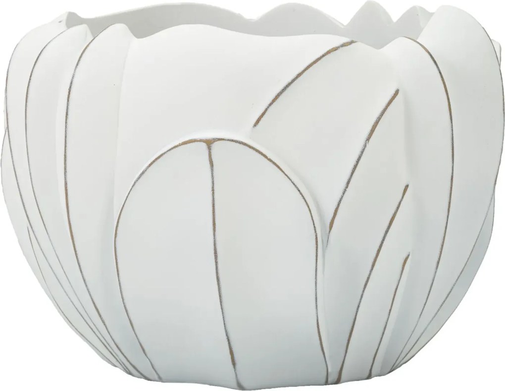 Kvetináč Gardy 34,5 cm biely