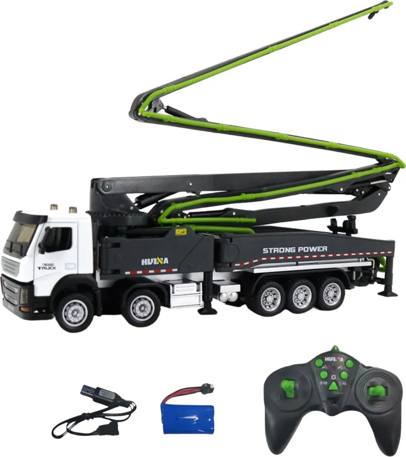 Diaľkovo ovládané RC nákladné auto Huina Grey 1:18