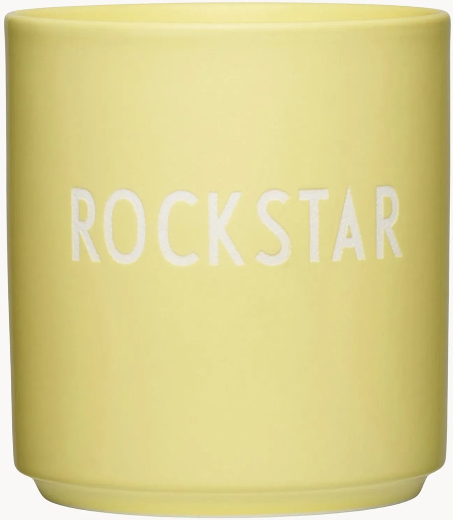 Hrnček's nápisom Favourite Rockstar