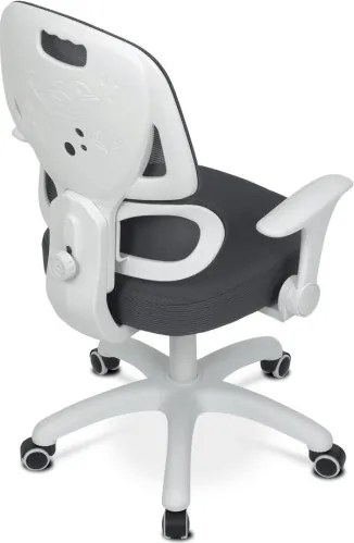 Detská otočná stolička sivá KA-K1063 GREY