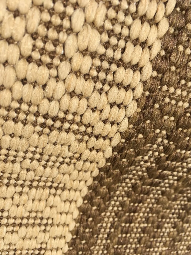 Oriental Weavers, Kusový koberec Sisalo / DAWN 879 / J84 / N – na von aj na doma, 67x120, béžová, chodba / predsieň