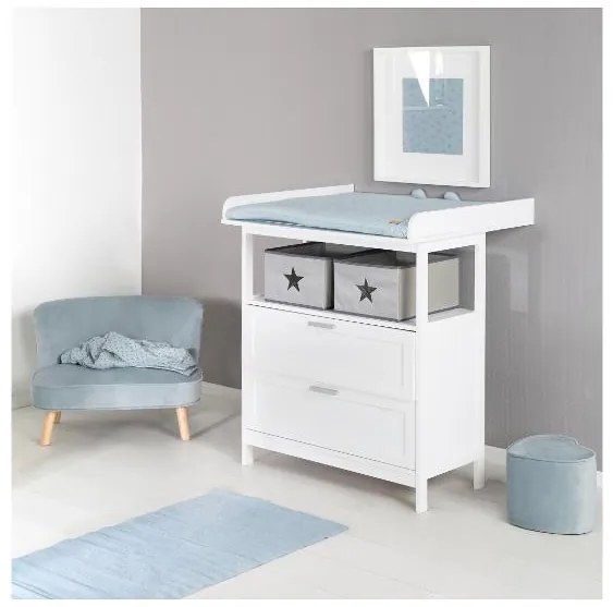 roba Prebaľovacia komoda Hamburg (2 zásuvky, biela)  (100397090)