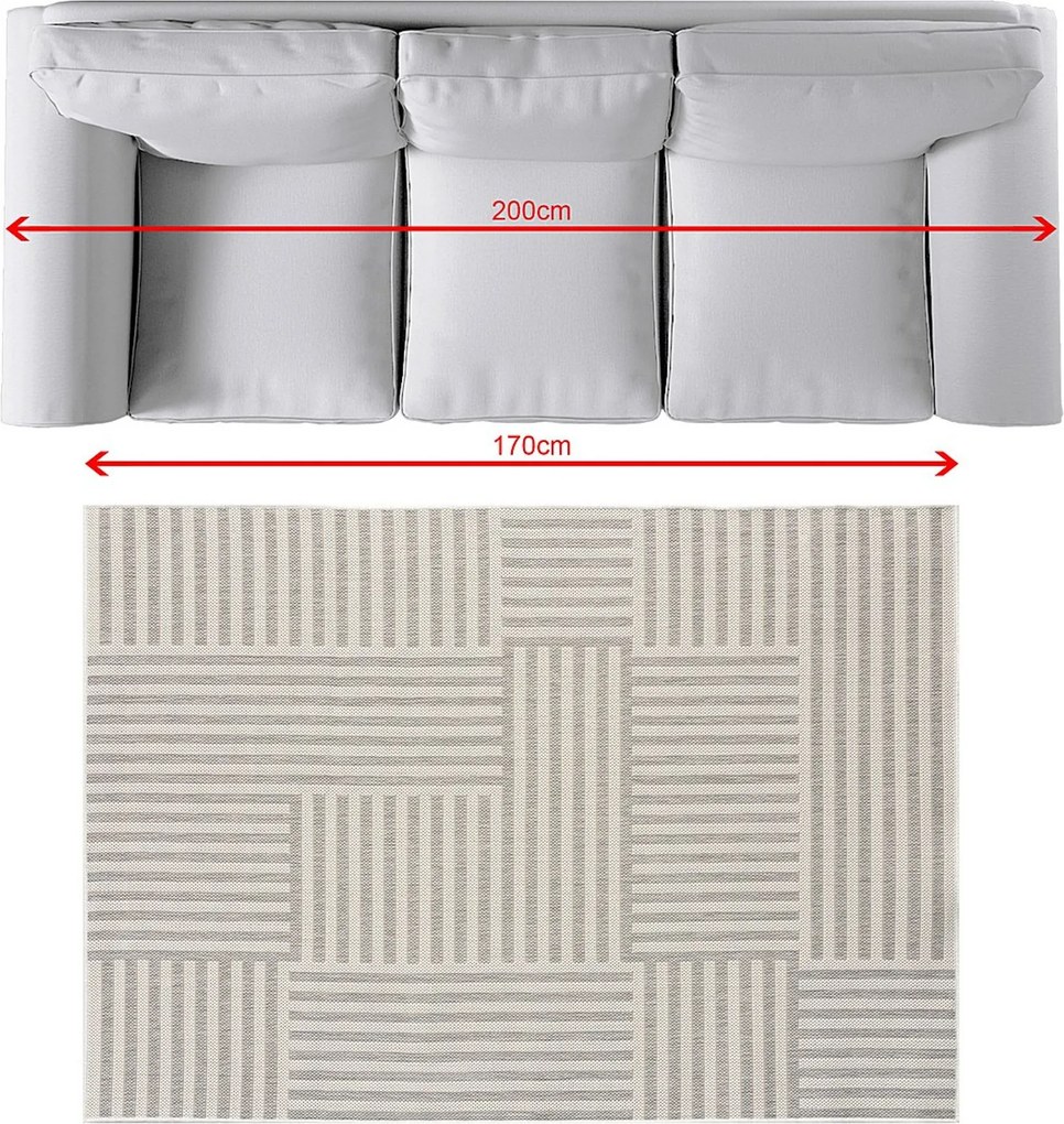 Koberec Mellow Gray II 120x170 cm