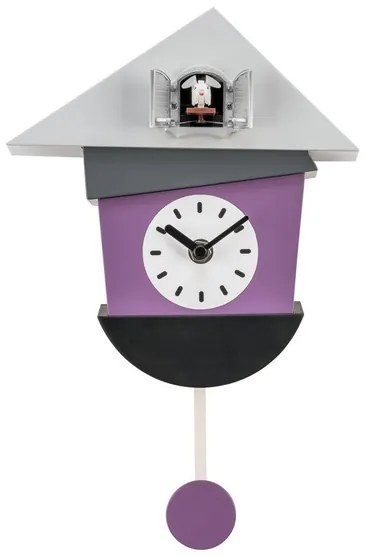 AURIOL®  Nástenné kyvadlové kukučkové hodiny (fialová)  (100358288)