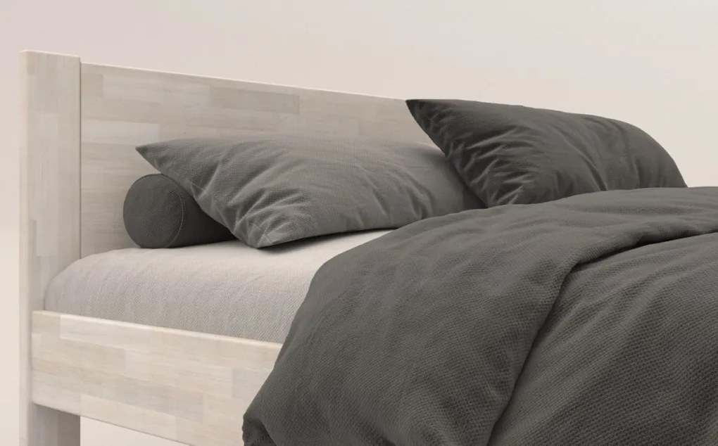 Posteľ Fava 180x200 cm, bielený buk