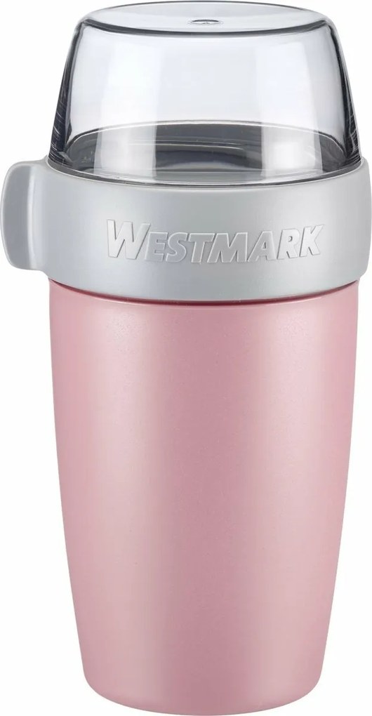 Westmark Dvojdielna dóza na desiatu, 700 ml, ružová, S