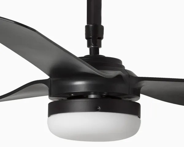 FARO 33815WT-21-LED Stmievateľný stropný ventilátor PUNT M LED/18W/230V, čierny, priemer 132 cm, WT + DO
