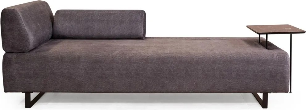 Třímístná pohovka Infinity 220 cm se stolkem antracitová