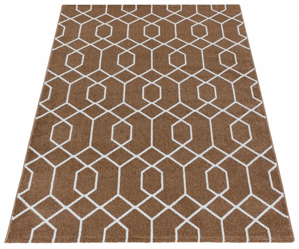 Ayyildiz koberce Kusový koberec Efor 3713 copper - 80x250 cm