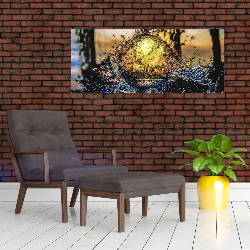 Obraz vody (120x50 cm)