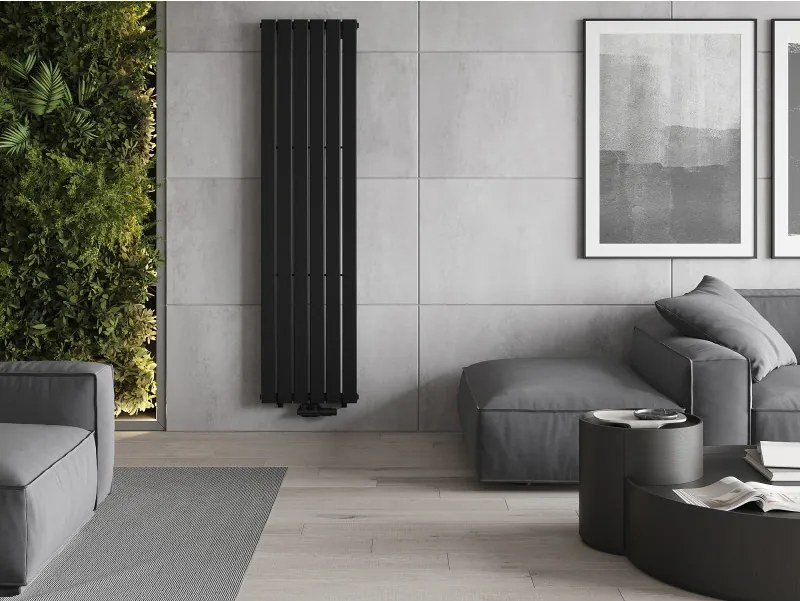 Mexen Boston, vykurovacie teleso 1800 x 452 mm, 888 W, čierna, W213-1800-452-00-70