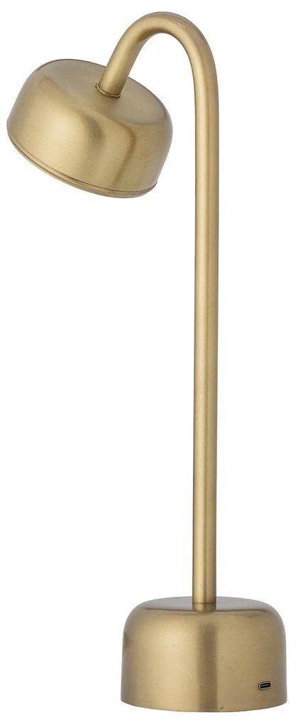 Bloomingville Prenosná stolová lampa Nico Brass Metal