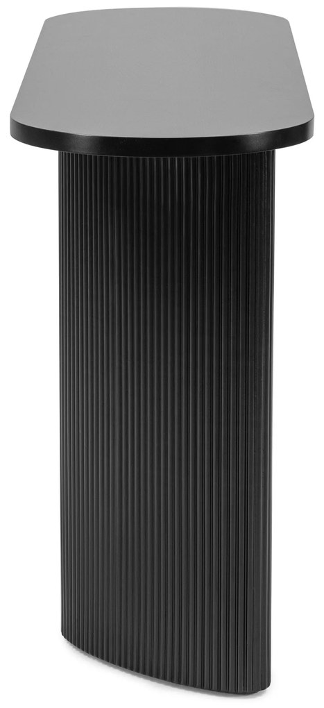 Konzolový stolek Pauline 140 cm černý