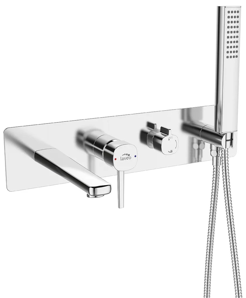 Laveo Pola, vaňová batéria pod omietku s i-BOX inštalačným systémom, chrómová, LAV-BAP_011P