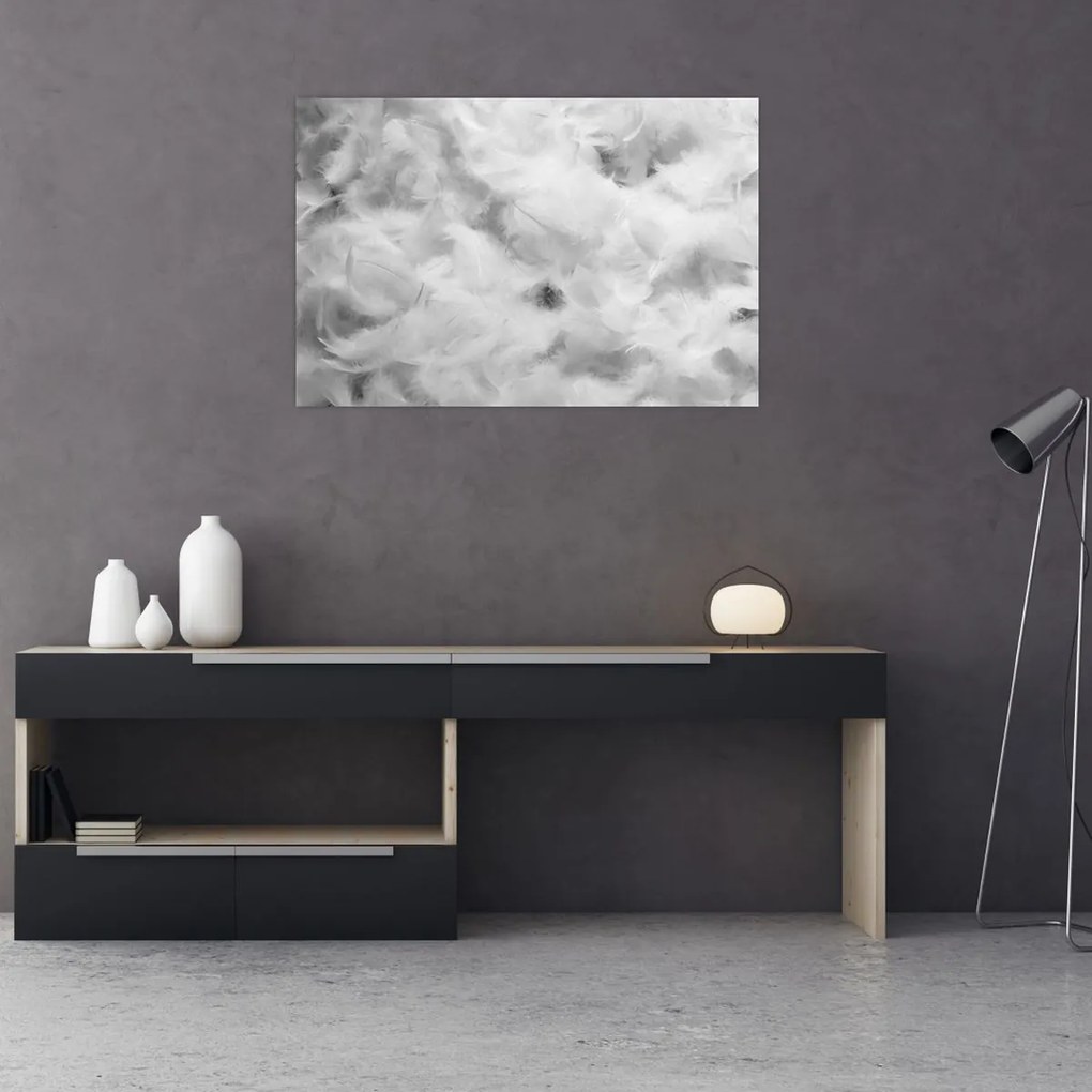 Obraz - Oblaky perie (90x60 cm)