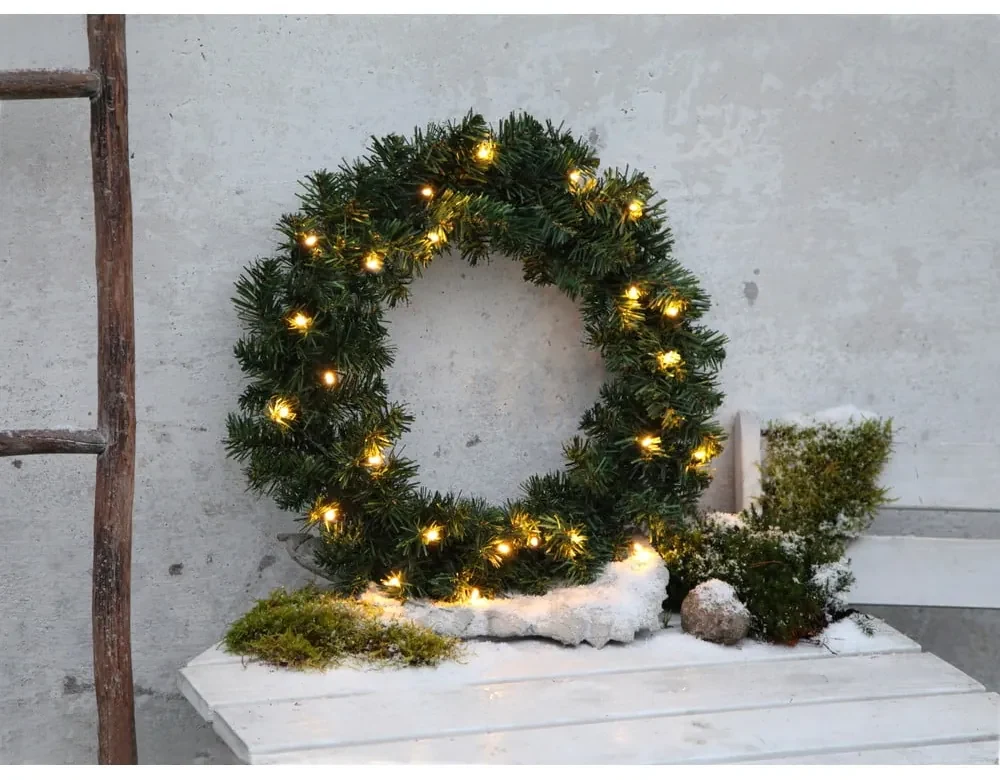 LED svietiaci veniec Star Trading Alaska, ⌀ 50 cm