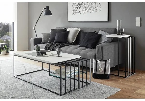 Konferenčný stolík ZAIRA biely