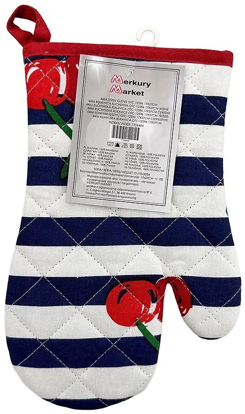 Kuchynská rukavica OTC-12596 17x27 cm čerešňa