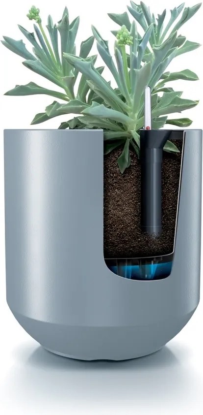 Kvetináč s vložkou HERO II biely 39cm