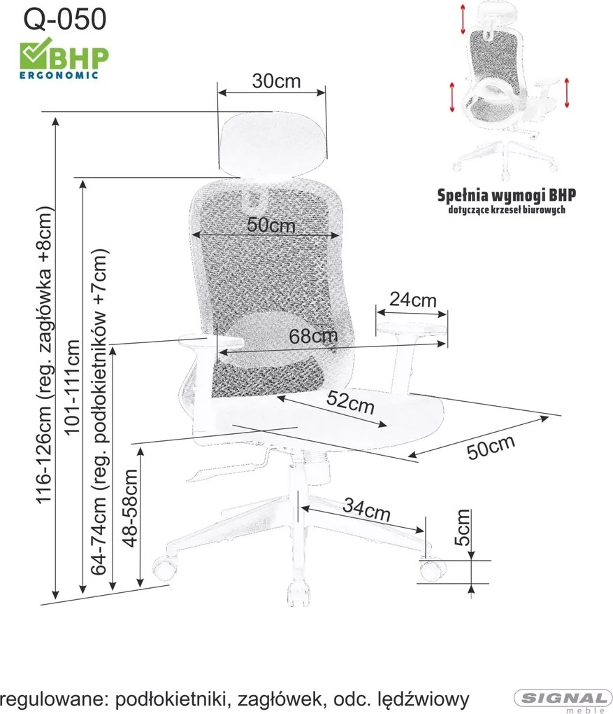 SI Otočná stolička Q-050