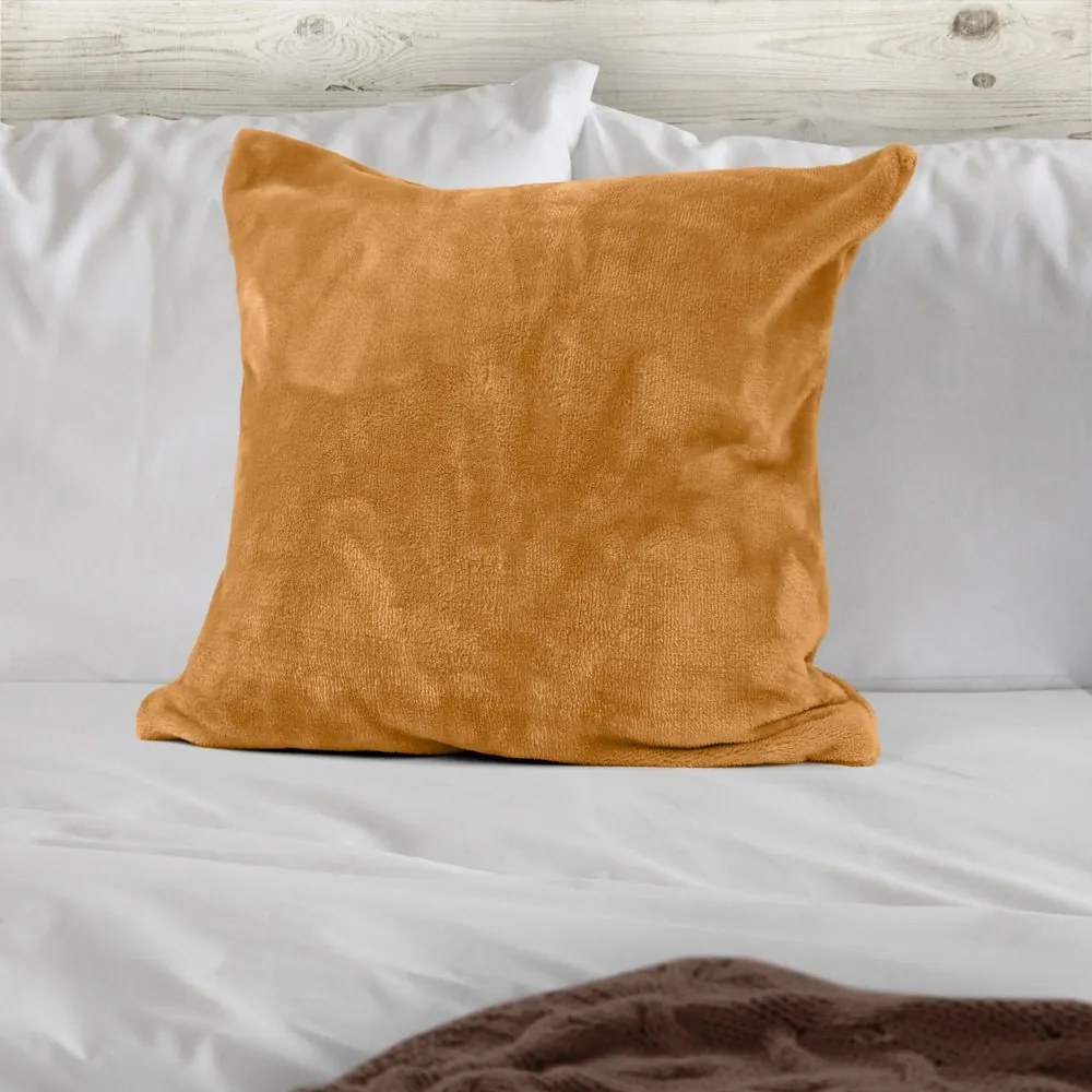 Polášek Poťah na vankúš z mikroplyšu - Tmavošedá | 70 x 90 cm