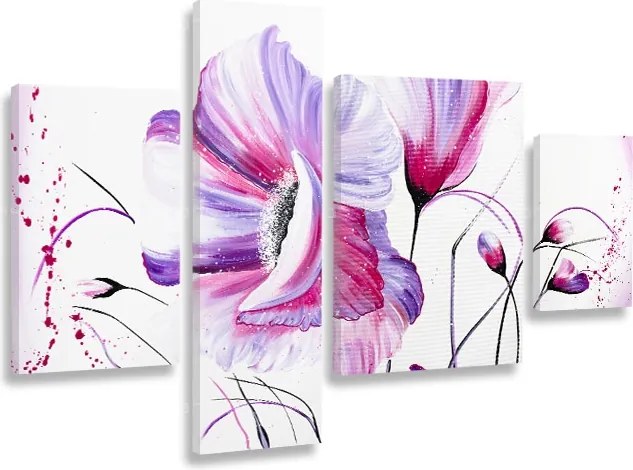 Autorská reprodukcia na plátne KVETY XOBDO118D4