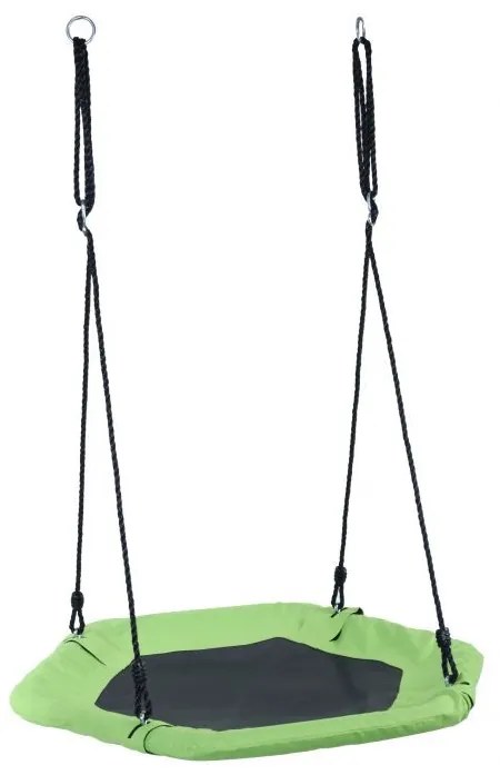 Hojdačka bocianie hniezdo, šesťuholník 92 cm, Green