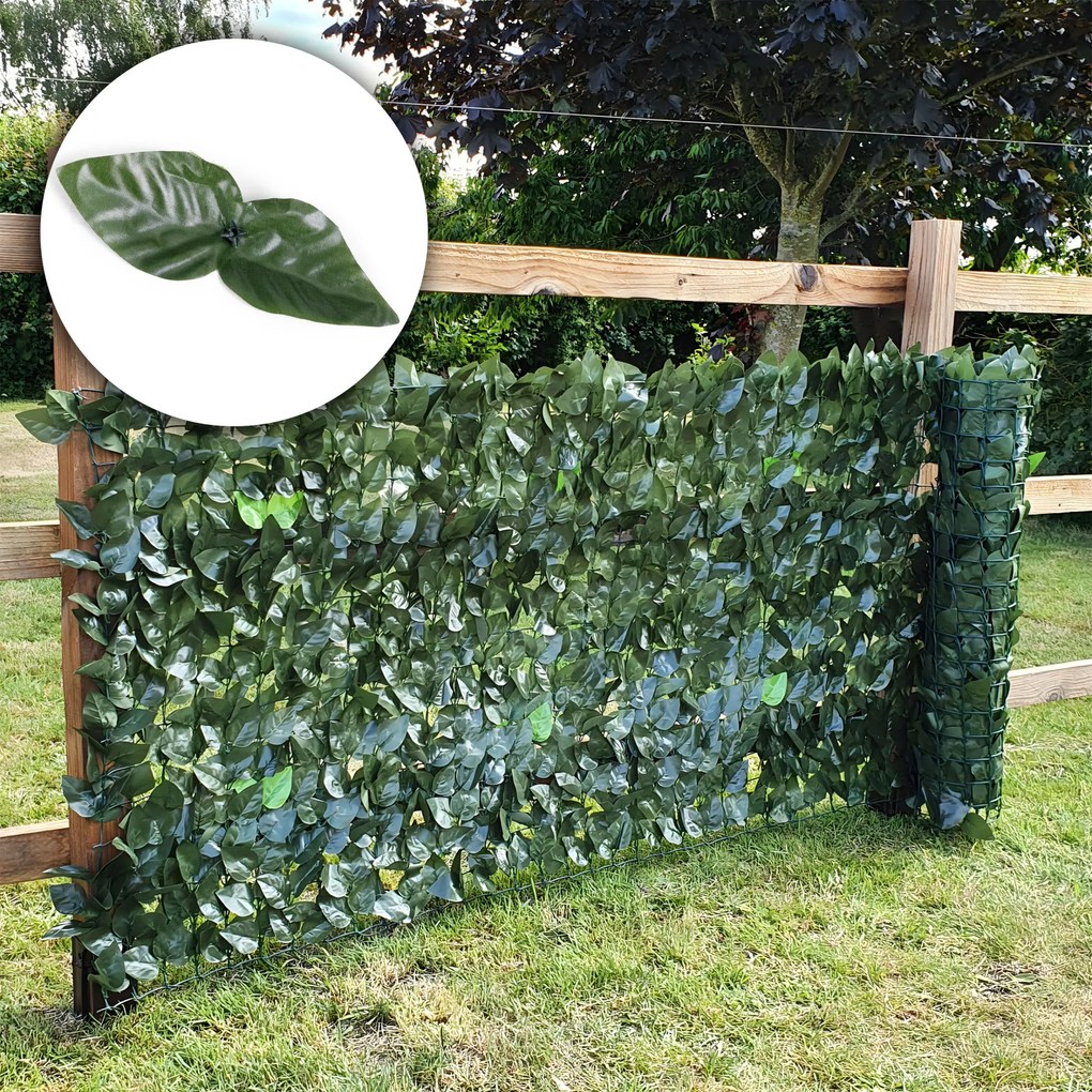Umelá záhradná zástena GREENY 300x100 cm zelená