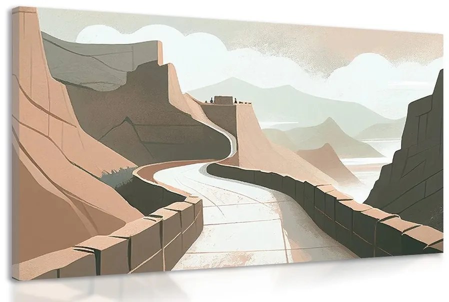 Obraz svetoznámy Čínsky múr Varianta: 120x80