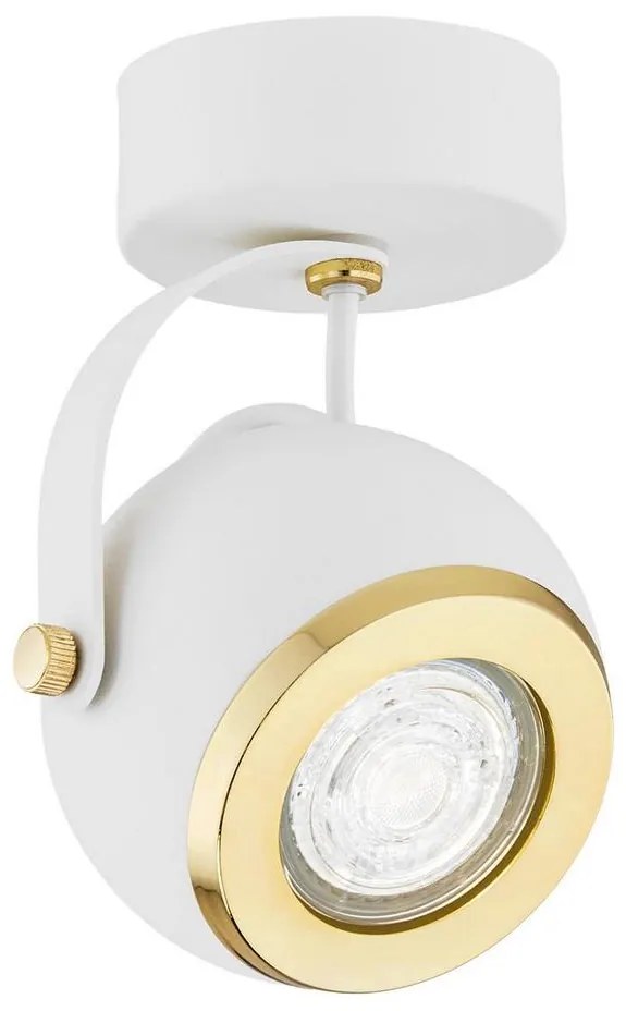 Argon 4901 - Bodové svietidlo KOS PLUS 1xGU10/5W/230V biela/zlatá AR4901