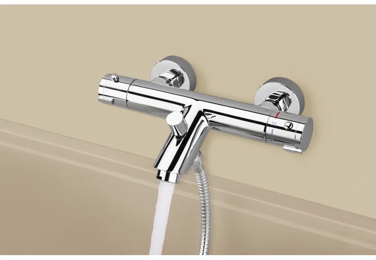 Livarno®  Sprchová/Vaňová batéria s termostatom (vaňová batéria, chróm)  (100395422)