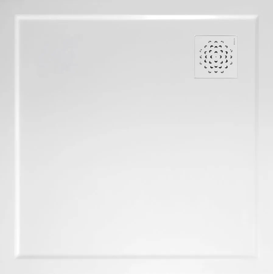 Gelco Gelco, XENA sprchová vanička z liateho mramoru, štvorec 90x90cm, biela, HX009