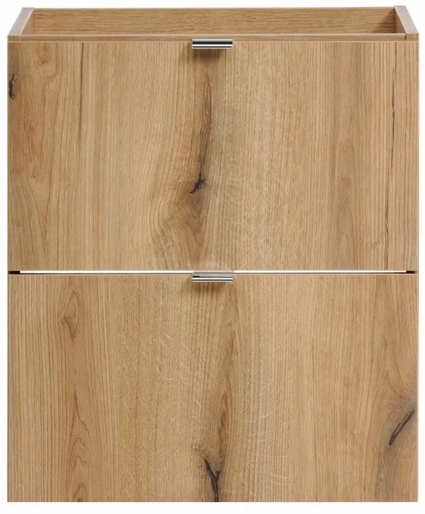 Kúpeľňová zostava Nova Oak so skrinkami a umývadlami 120 cm dubový