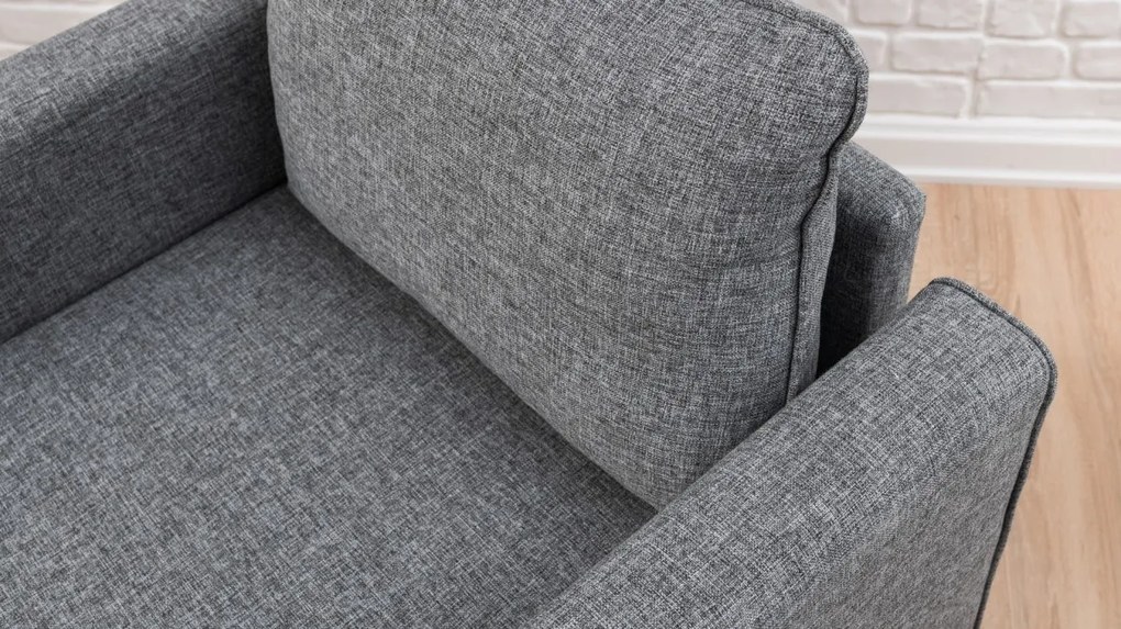 Kreslo Bella 82 cm sivé