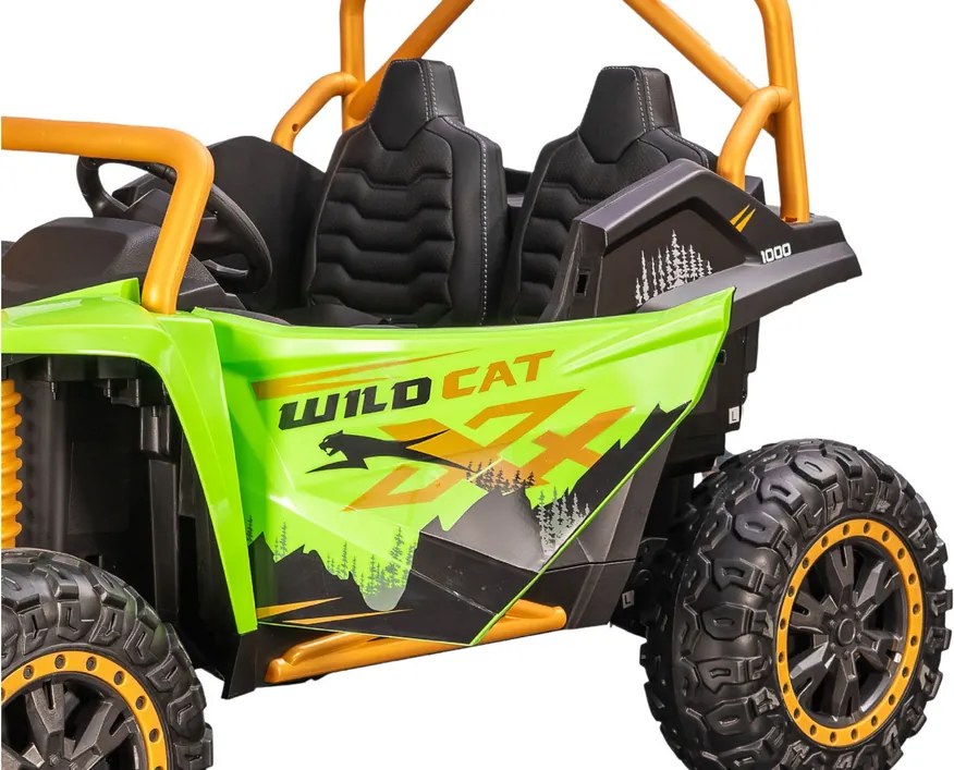 LEAN CARS Elektrická bugina na batérie Arctic Cat WILDCAT XX 24V14AH zelená