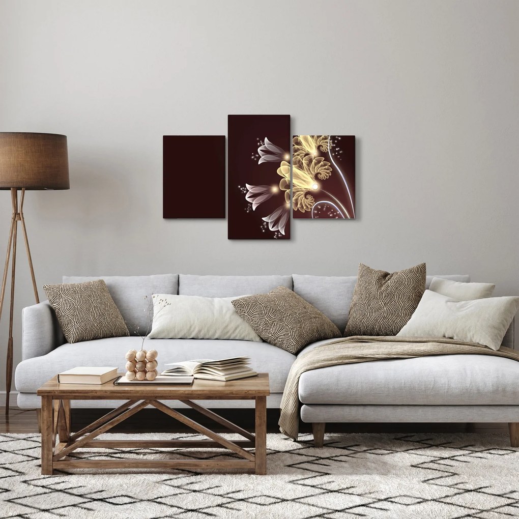 Obraz - Žiarivé kvety (90x60 cm)
