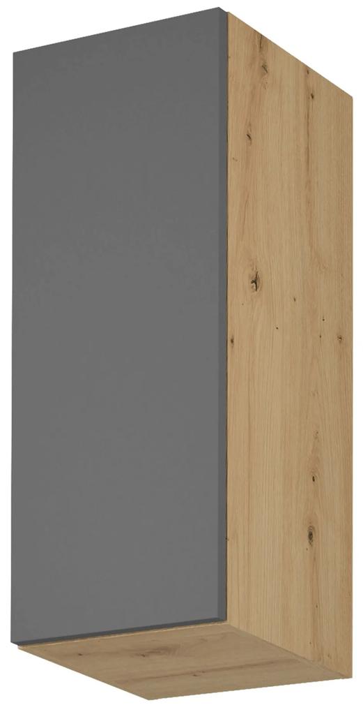 Horná kuchynská skrinka G30 Langari (dub artisan + sivá matná) (L). Vlastná spoľahlivá doprava až k Vám domov. 1016900
