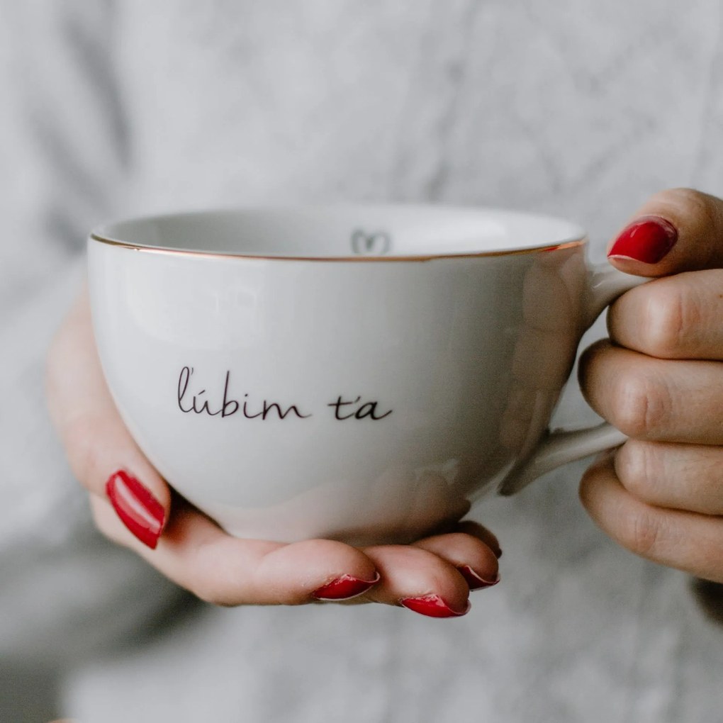 Bella Rose Porcelánový hrnček Ľúbim ťa 300 ml