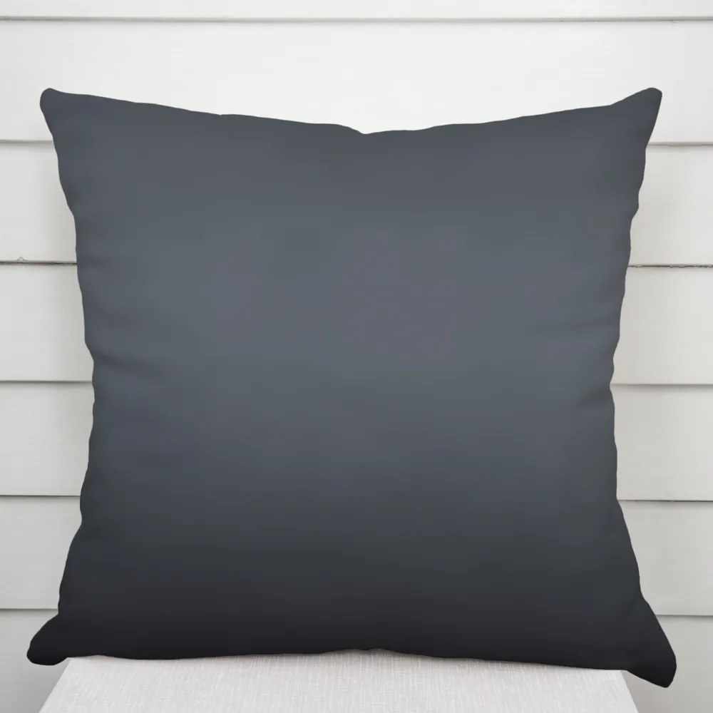 Biante Saténová obliečka na vankúš LUX-049 Antracitovo sivá 45 x 45 cm